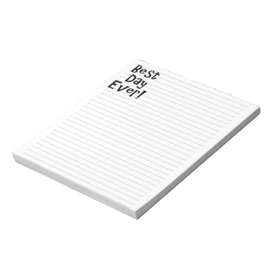 Bloc-note Meilleur Jour Jamais ! (Tourné)