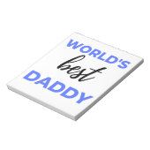 Bloc-note Meilleur papa bl du monde (Tourné)