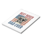 Bloc-note Meilleur Papa Boxer Vintage Chien (Tourné)