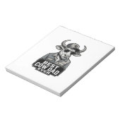 Bloc-note Meilleur papa vache jamais conception de gravure v (Tourné)
