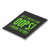 Bloc-note Meilleur prix jamais drôle cadeau de fête des père (Tourné)