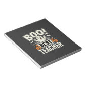 Bloc-note Meilleur professeur de fantôme de Halloween Design (Incliné)