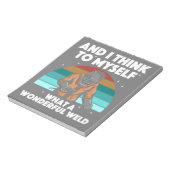 Bloc-note Meilleur Welding Art Men Women Arc Welder Ir (Tourné)