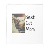 Bloc-note Meilleure maman chat papa ajouter chat photo nom c (Devant)