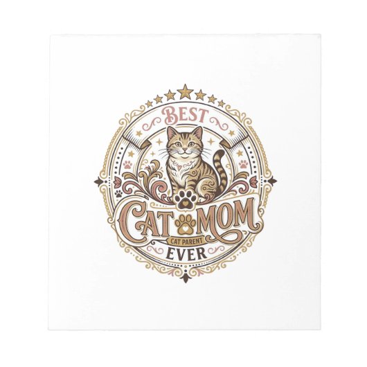 Bloc-note Meilleure Maman de Chat Jamais Maman de Chat Papa (Devant)