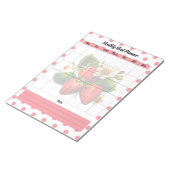 Bloc-note Meilleurs Traitements de fraises Plan mensuel de r (Incliné)