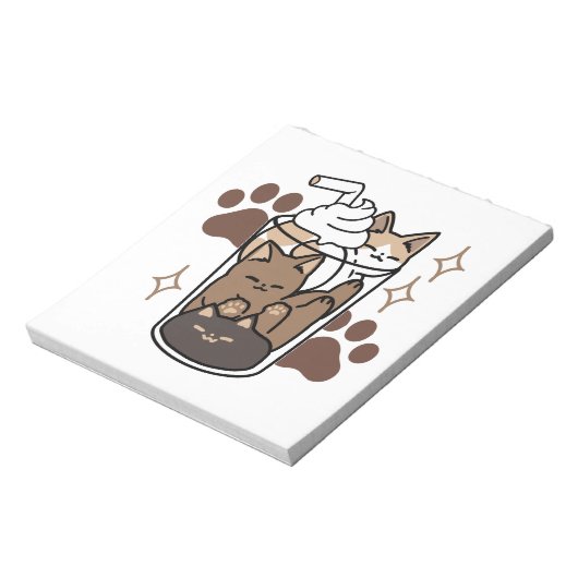 Bloc-note Mélange Purr-Fect : Conception de café pour le caf (Tourné)