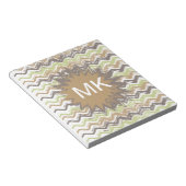 Bloc-note Melon Brandy Scribble ZigZag Motif (Incliné)