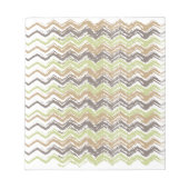 Bloc-note Melon Brandy Scribble ZigZag Motif (Devant)