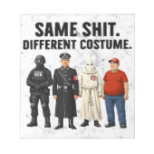 Bloc-note Même Costume Différent (Devant)
