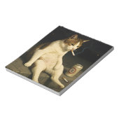 Bloc-note Meme de chaton cigarette drôle de chat qui fume Ge (Tourné)