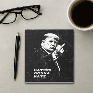 Bloc-note Meme drôle du doigt d'honneur de Trump 2026