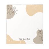 Bloc-note Mémo esthétique (Devant)