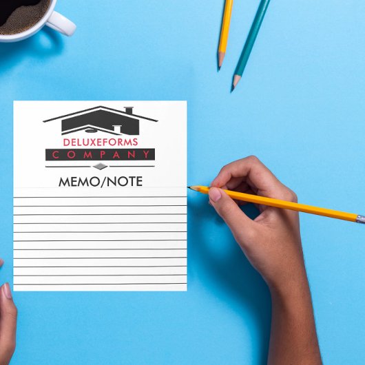 Bloc-note Mémo note de toit noir