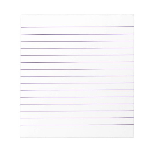 Bloc-note Mémo Pad avec lignes Business Linet Violet Classic (Devant)