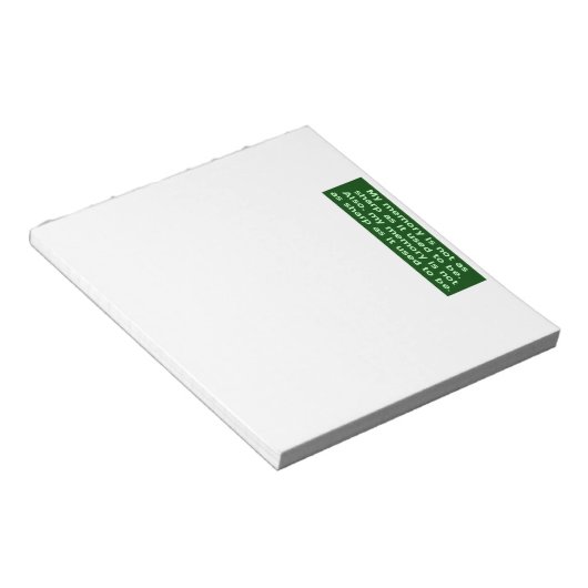 Bloc-note Mémoire non Sharp (Incliné)