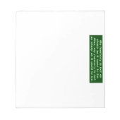 Bloc-note Mémoire non Sharp (Devant)