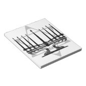 Bloc-note Menorah et étoile (Incliné)