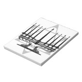Bloc-note Menorah et étoile (Tourné)