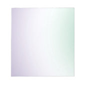 Bloc-note Menthe Blanche Violette (Devant)