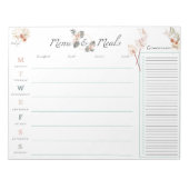 Bloc-note Menu & Planner Pad (Devant)