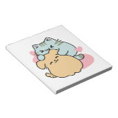 Bloc-note Meow & Woof Perfect Together - Cute Cat and Dog (Incliné)