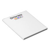 Bloc-note Merakey PRIDE Tearaway Notepad (Incliné)