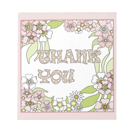 Bloc-note Merci (Devant)