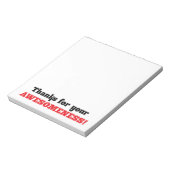 Bloc-note Merci pour votre beauté ! (Tourné)
