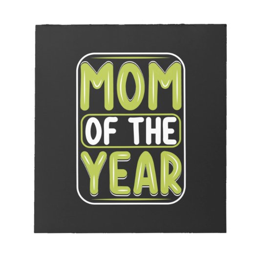 Bloc-note Mère Cadeau Maman De L'Année (Devant)