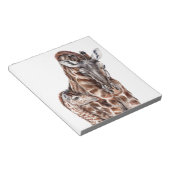Bloc-note Mère Giraffe avec Bébé Giraffe (Incliné)