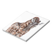 Bloc-note Mère Giraffe avec Bébé Giraffe (Tourné)