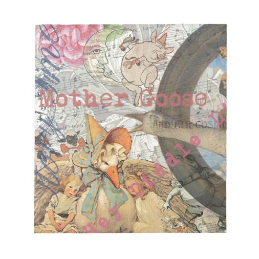 Bloc-note Mère Goose Nursery Rhyme Fairy Tale (Devant)