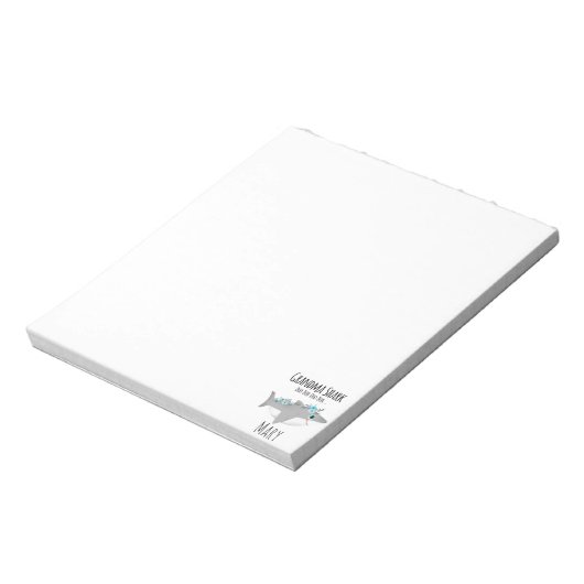 Bloc-note Mère-grand Requin personnalisée Doo Doo Doo (Tourné)