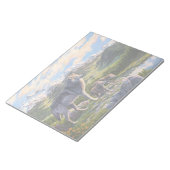 Bloc-note Mère Wolf & Pups Mountain River Valley (Incliné)