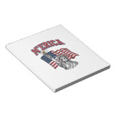 Bloc-note MERICA Vintage Liberté Patriotique (Incliné)