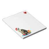 Bloc-note Merlin Chat de Noël mignon (Incliné)