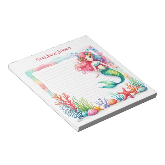 Bloc-note Mermaid Lagoon Notepad (Incliné)