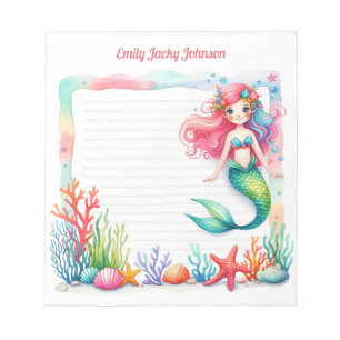 Bloc-note Mermaid Lagoon Notepad
