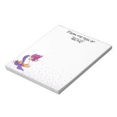 Bloc-note Mermaid Lover du bureau de Notepa personnalisée (Tourné)