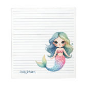 Bloc-note Mermaid Melodies Notepad (Devant)
