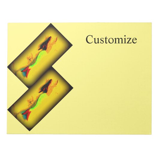 Bloc-note Mermaids à l'allure Thunder_Cove (Devant)