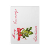 Bloc-note Merry Christmas mistletoe (Tourné)