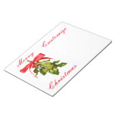 Bloc-note Merry Christmas mistletoe (Incliné)