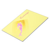 Bloc-note merveille sous-marine rose (Incliné)