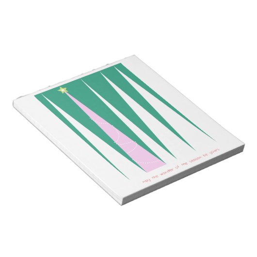 Bloc-note Merveilleuse de la saison Arbre de Noël (Incliné)