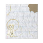 Bloc-note Mes Grands Pyrénées Mangent Mon Plan De Leçon (Devant)