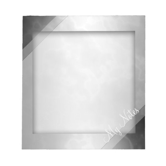 Bloc-note Mes notes au charbon noir (Devant)