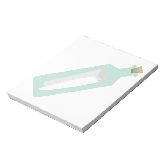 Bloc-note Message dans la bouteille (Tourné)