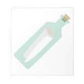 Bloc-note Message dans la bouteille (Devant)